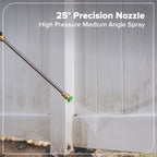 2400-PSI Brushless 1.2 GPM Four-Weel Electric Pressure Washer