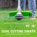 40V 16" Gen2 Attachment Capable String Trimmer, 4Ah Battery and Charger