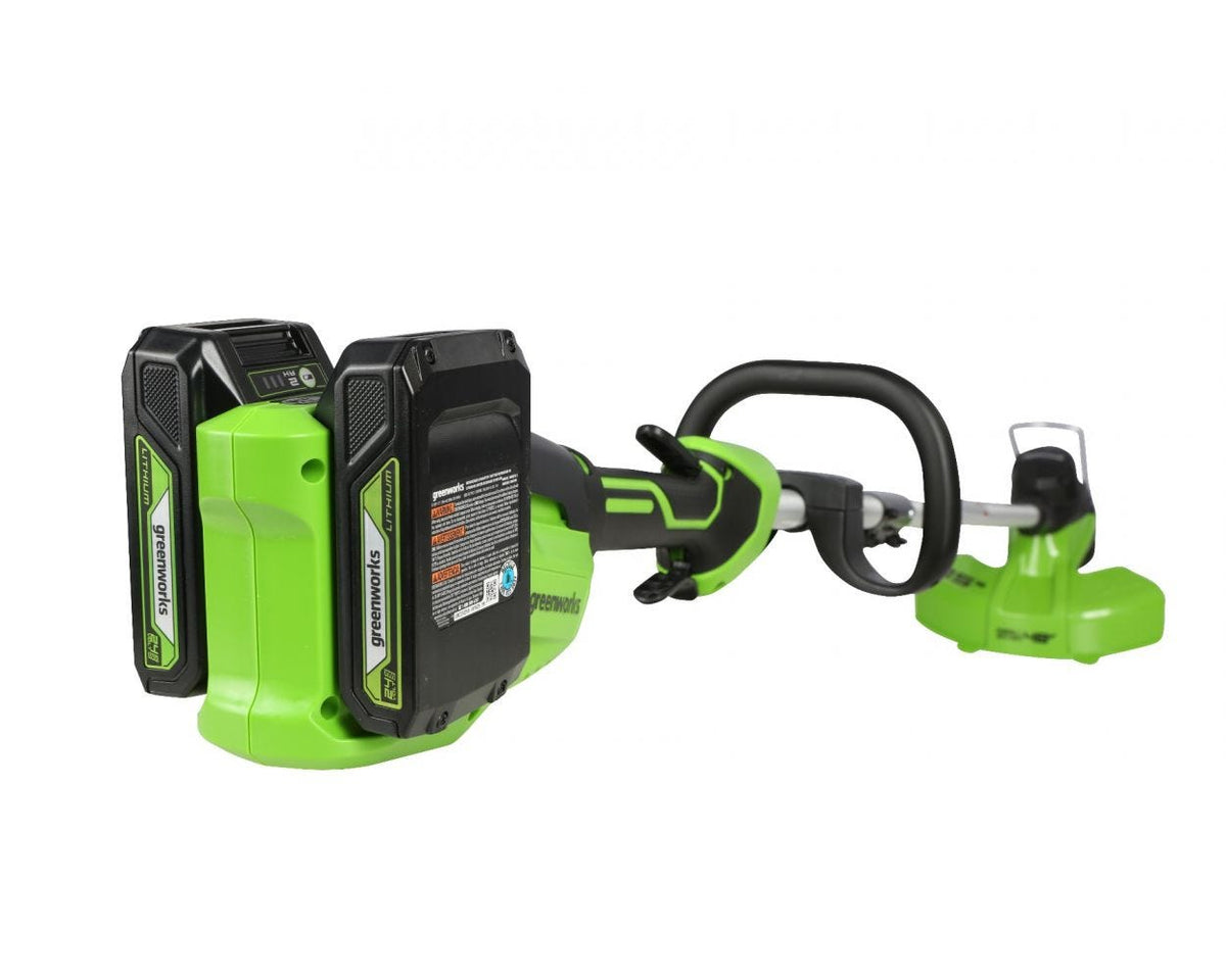 48V (24V x 2) 15" Cordless Battery TORQDRIVE String Trimmer Combo Kit, 24V 320 CFM Blower and 24V 22" Hedge Trimmer: (2) 2.0 Ah USB Batteries and Charger