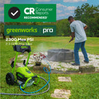 2300 PSI 1.2 GPM Cold Water Electric Pressure Washer