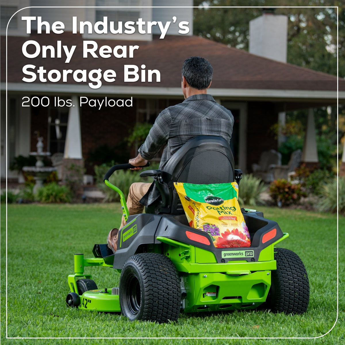 60V 42" Electric CrossoverZ Zero Turn Mower: (6) 8 Ah Batteries and 600W Wall Charger, CRZ4262
