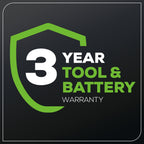 24V 200 Lumen Cordless Battery LED Flashlight: 2.0 Ah Battery and Charger