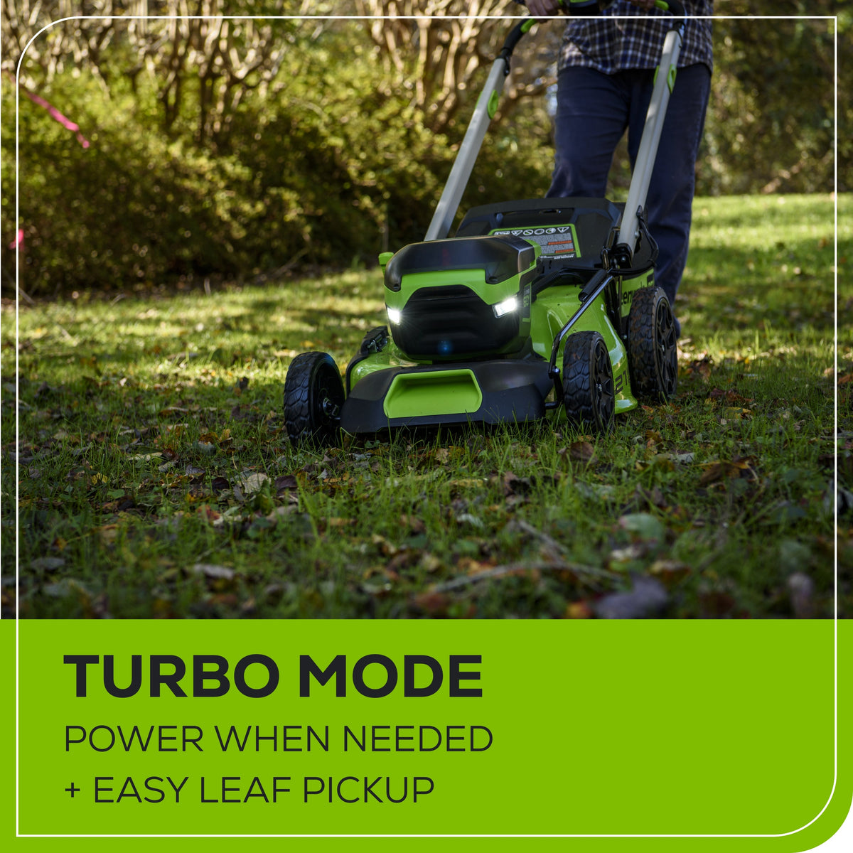 OPEN BOX 60V 21" Cordless Battery Push Lawn Mower: 5.0 Ah Battery and Charger, LM2116