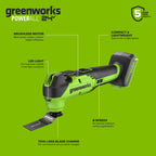 24V Cordless 280 in-lbs Drill/Driver Power Tool 8PC Combo Kit: (2) 2.0 Ah USB-C Batteries, 30W USB-C Charger Block, and 3' 100W USB-C Cable