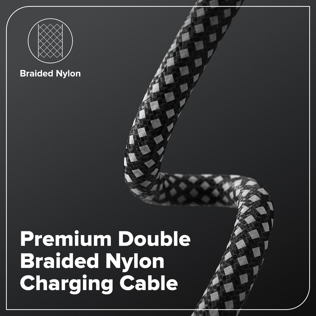 3FT 140W Fast Charging Cord, Bi-Directional USB-C