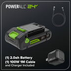 24V 1.25" Pruning Shear: 2.0Ah Battery and 30W Charger