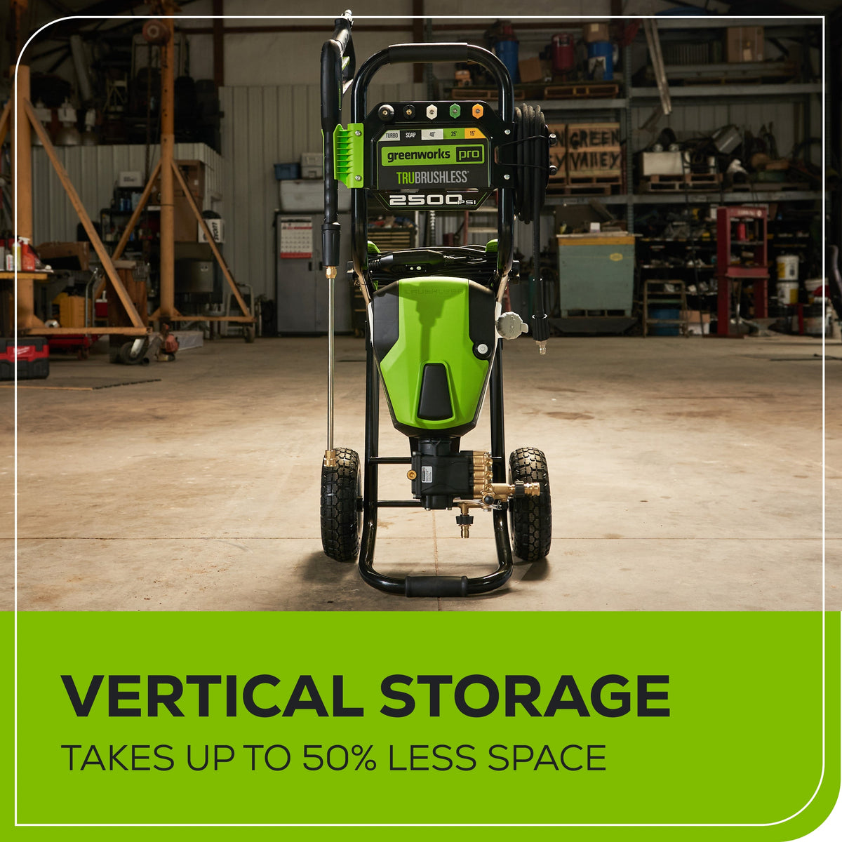 2500 PSI 2.1 GPM Cold Water Electric Pressure Washer