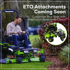 60V 54" MaximusZ Zero Turn Riding Mower: (2) 20.0 Ah (2) 8.0 Ah and (2) 4.0 Ah Batteries and 1.5kW Charger, MZ5461