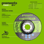 1-PC 4-1/2"  Type 27 Metal Grinding Wheel 7/8" Arbor