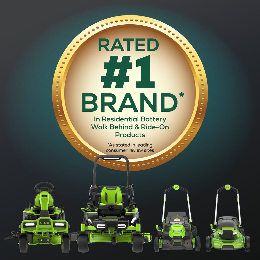60V 30” CrossoverT Riding Lawn Tractor with (2) 8.0 Ah, (2) 4.0 Ah Batteries & 600-Watt Charger, CRT3061