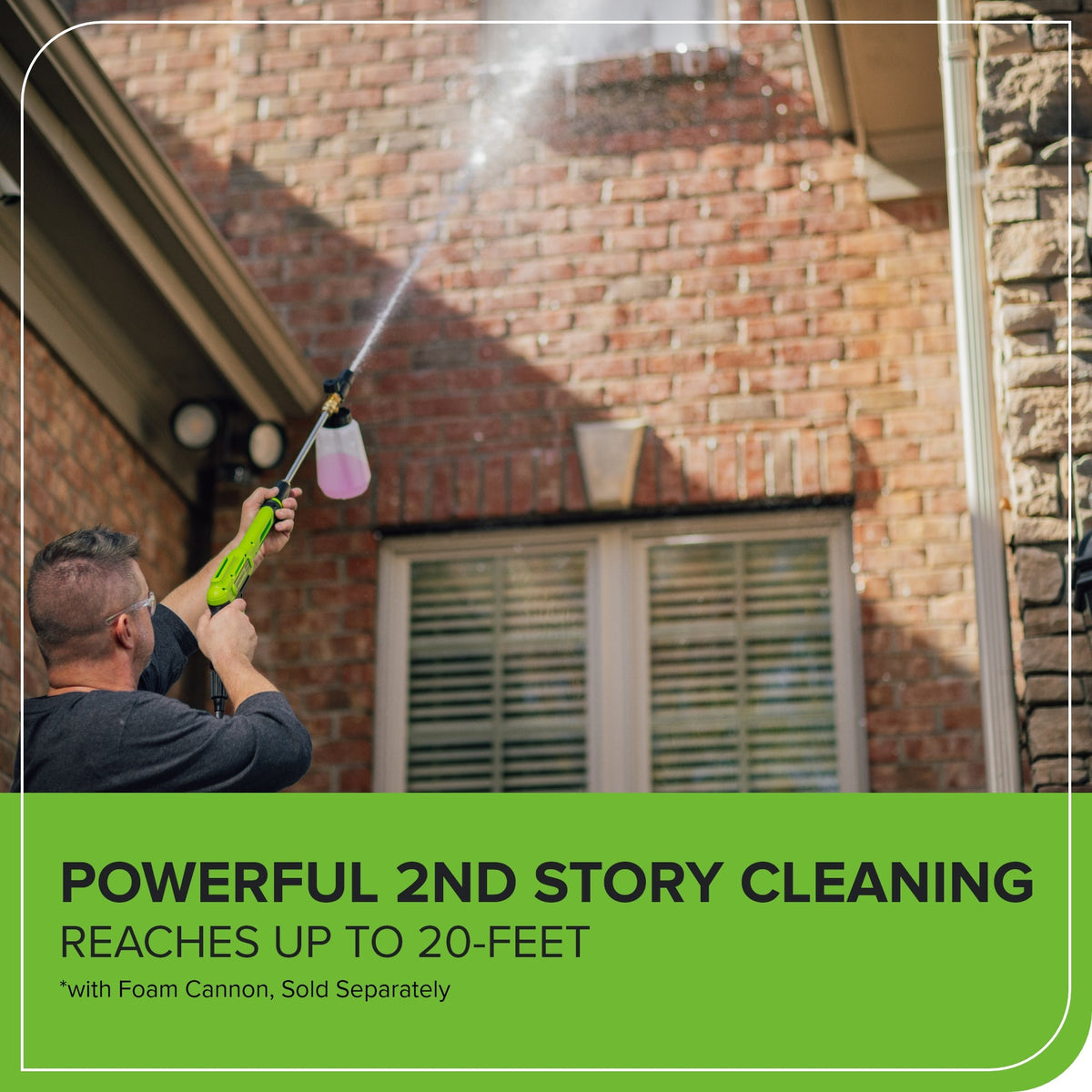 60V/AC Hybrid 3000-PSI 2.0 GPM Electric Pressure Washer (Tool Only)