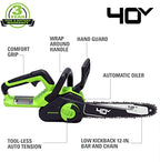 40V 12" Cordless Battery Chainsaw (Tool Only)