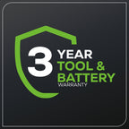24V 12" Cordless Battery Chainsaw: 4.0 Ah USB Battery and Charger