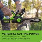48V (24V x 2) 20" Cordless Battery Push Mower 4PC Combo Kit: (2) 4.0 Ah Batteries and Dual-Port Chargers
