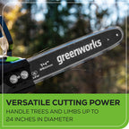 40V 14" Cordless Battery 1.5kW Chainsaw w/ 2.5 Ah Battery & Charger