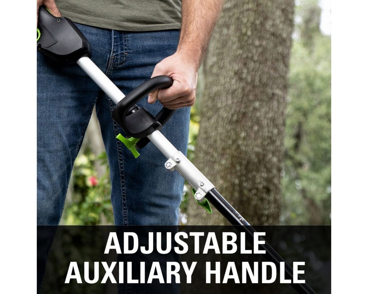 60V 16" Cordless Battery String Trimmer (Attachment Capable) and 5 Pcs Attachments Combo Kit: 4.0 Ah Battery and Charger