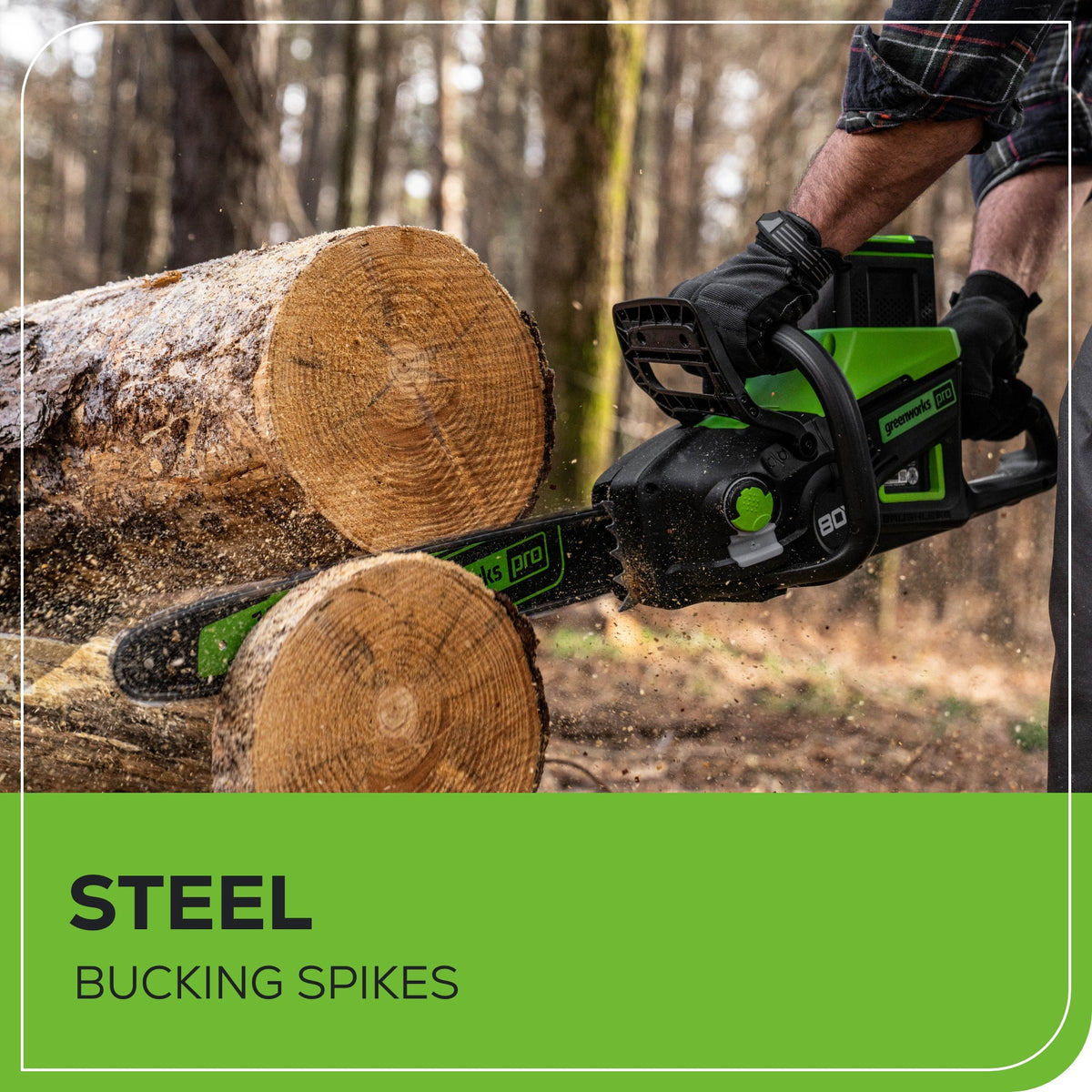 80V 18" Cordless Battery 2.5kW Chainsaw (Tool Only)