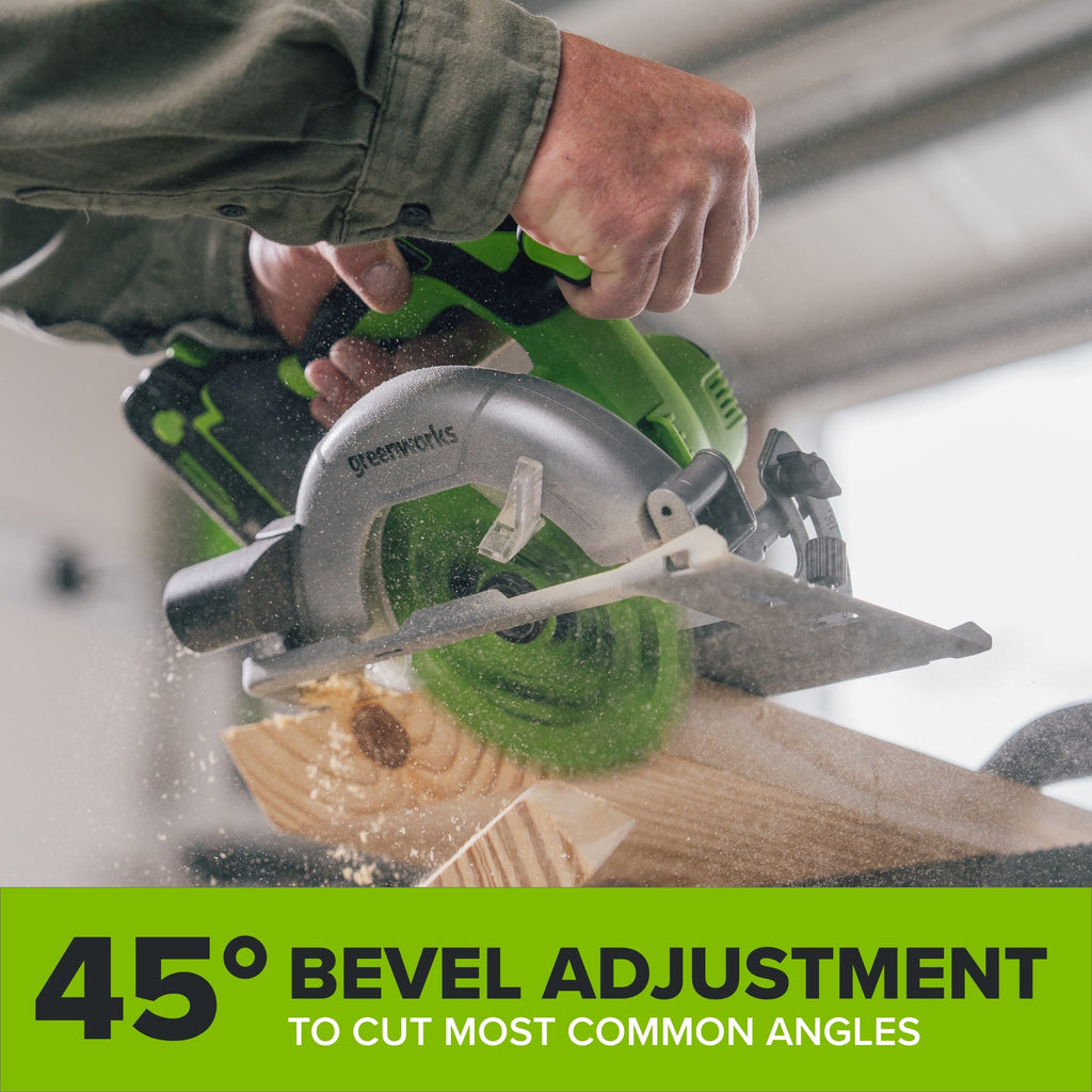 24V Cordless 280 in-lbs Drill/Driver Power Tool 3PC Combo Kit w/ 6-1/2" Circular Saw & Oscillating Multi-Tool: (1) 2.0Ah USB-C Battery, (1) 30W USB-C Charger, (1) 3' 100W USB-C Cable