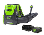 60V 550 CFM Cordless Battery Backpack Blower w/ 5.0Ah Battery & Charger