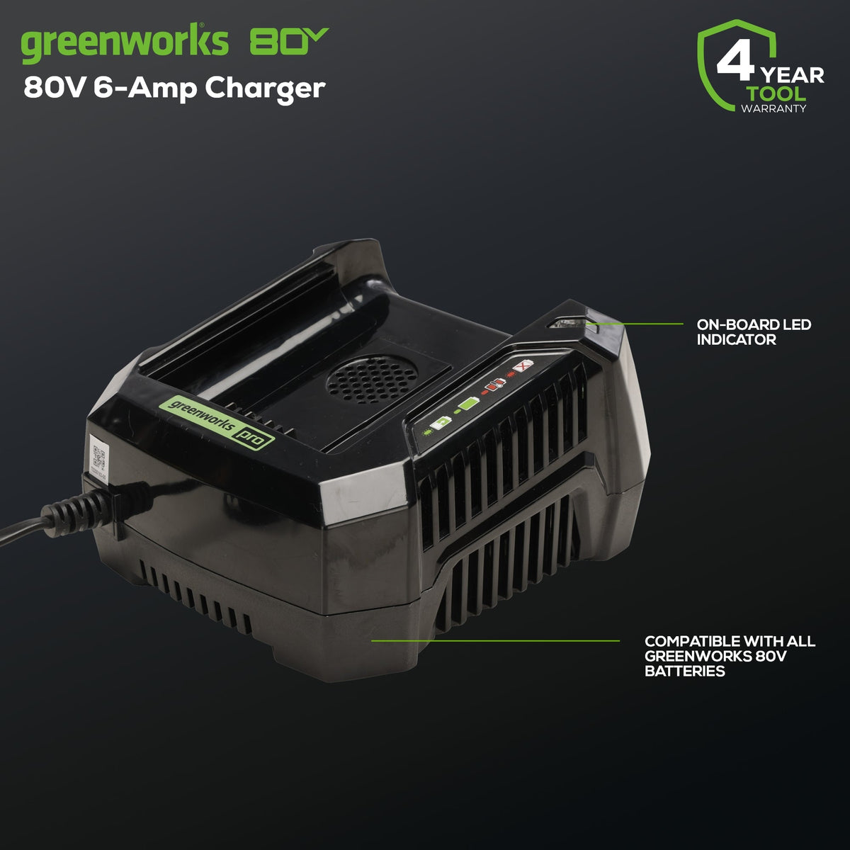 80V 6A Battery Charger