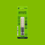 Half Ground 2-PC 2/32-inch Hex Shank Titanium Drill Bit Set