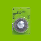 3" Coarse Wire Wheel Brush for Weld Scale, Paint, or Rust Removal and Surface Prep, for Use with Impact and Drill Drivers