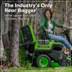 60V 30” CrossoverT Riding Lawn Tractor with (2) 8.0 Ah, (2) 4.0 Ah Batteries & 600-Watt Charger, CRT3061