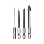 4-PC Glass and Ceramic Bit Set