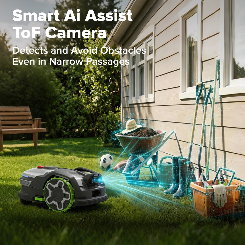 AiMowbot Wire-Free RTKVision Robotic Mower C30Z | 3/4 Acre