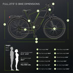 60V VENTURE Series 27.5" Electric Commuter Bike (Tool Only)