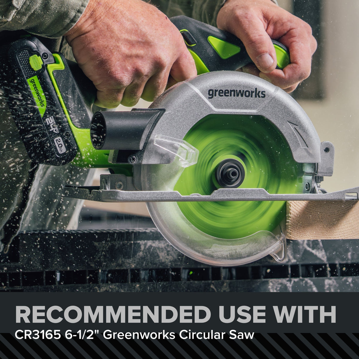 Pro 24-Tooth 6-1/2" Demolition Circular Saw Blade with Construction-Grade Carbide Teeth