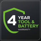 80V 20" Cordless Battery Pole Hedge and 10" Pole Saw Combo Kit: 2.0 Ah Battery and Rapid Charger