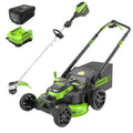 80V 25" Cordless Battery Dual Blade Self-Propelled Mower 2PC Combo Kit, (1) 4.0 Ah Battery and (1)Rapid Charger