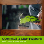 24V PowerAll 3.2° Oscillating Multi-Tool Kit with 3 Blades & 10-Piece Sanding Set