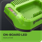 80V 4.0Ah Battery (2-Pack) & 2A Charger Combo Kit