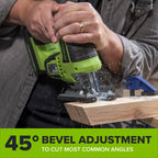 24V PowerAll Jigsaw w/ 6PC Blades, Dust Port Adapter, and Tube Adapter (Tool Only)