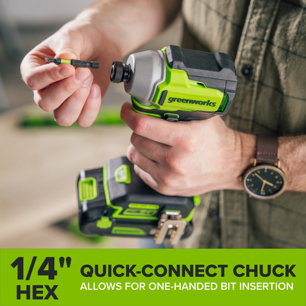 24V Cordless 280 in-lbs Drill/Driver Power Tool 4PC Combo Kit: (2) 2.0 Ah USB-C Batteries, 30W USB-C Charger Block, and 3' 100W USB-C Cable