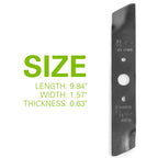 10" Replacement Lawn Mower Dual Blades for 25302